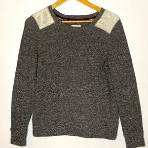 Lou & Grey knit shoulder sweatshirt. Small